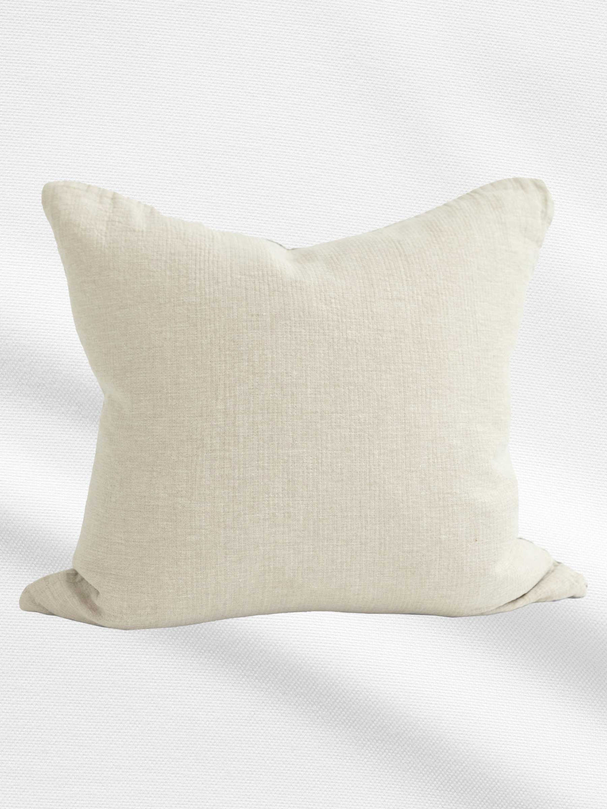 Elliot Heavy Linen Cushion Natural / Charcoal | PRE ORDER