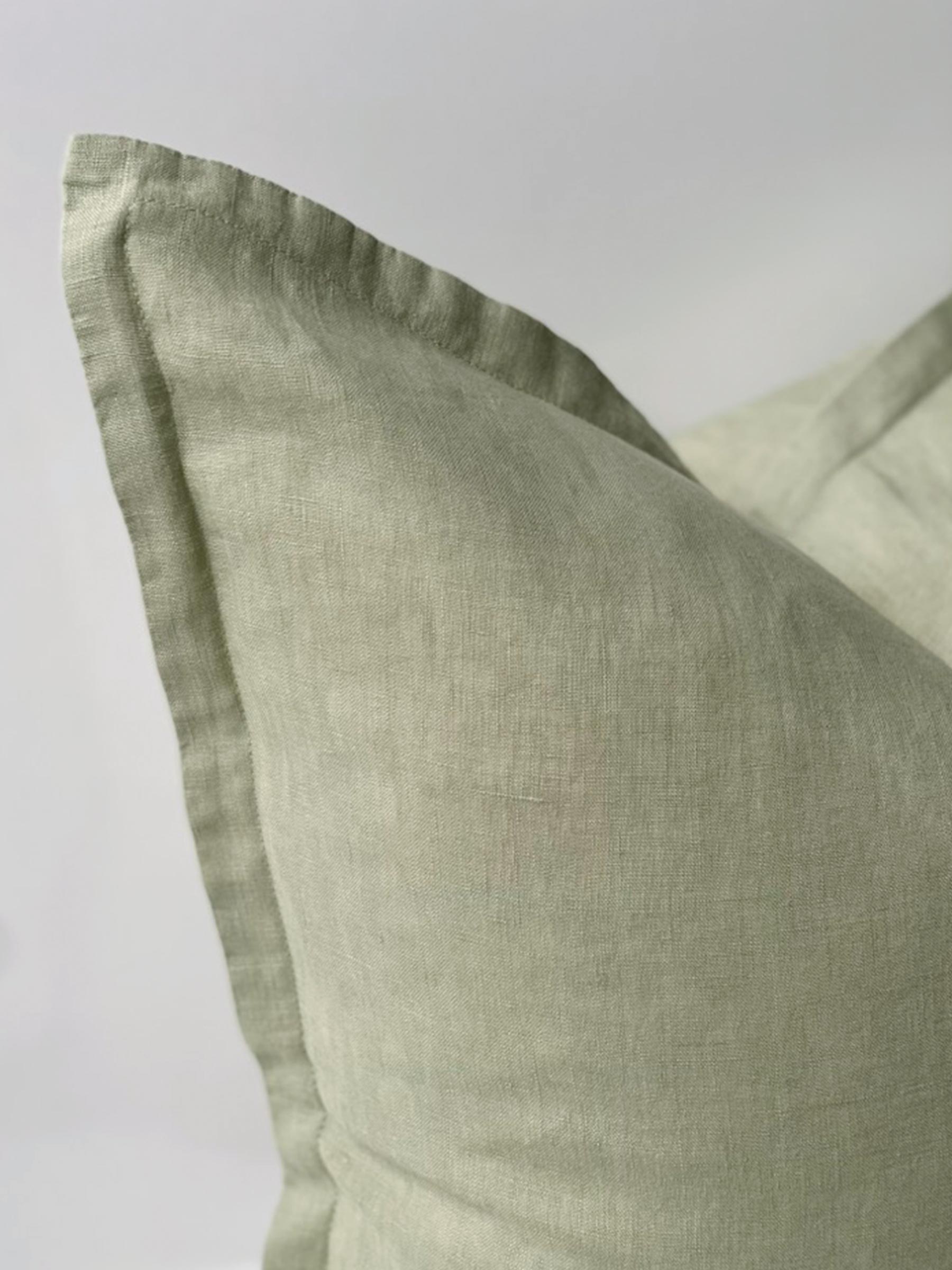 Felix Linen Cushion Gumleaf