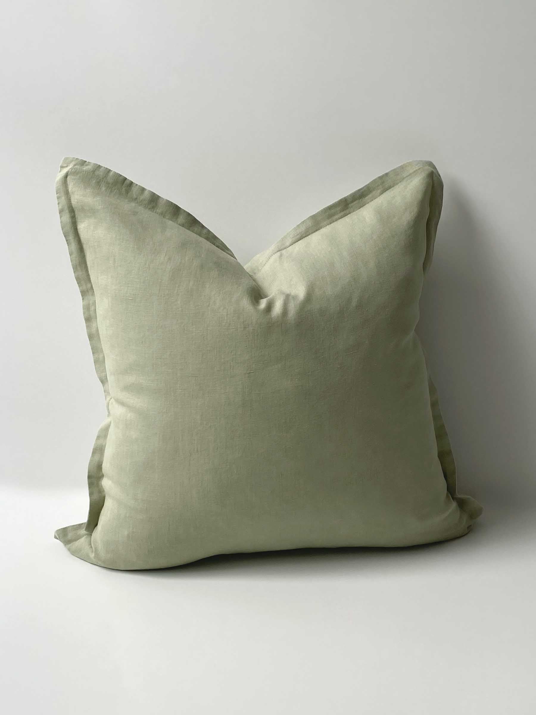 Felix Linen Cushion Gumleaf