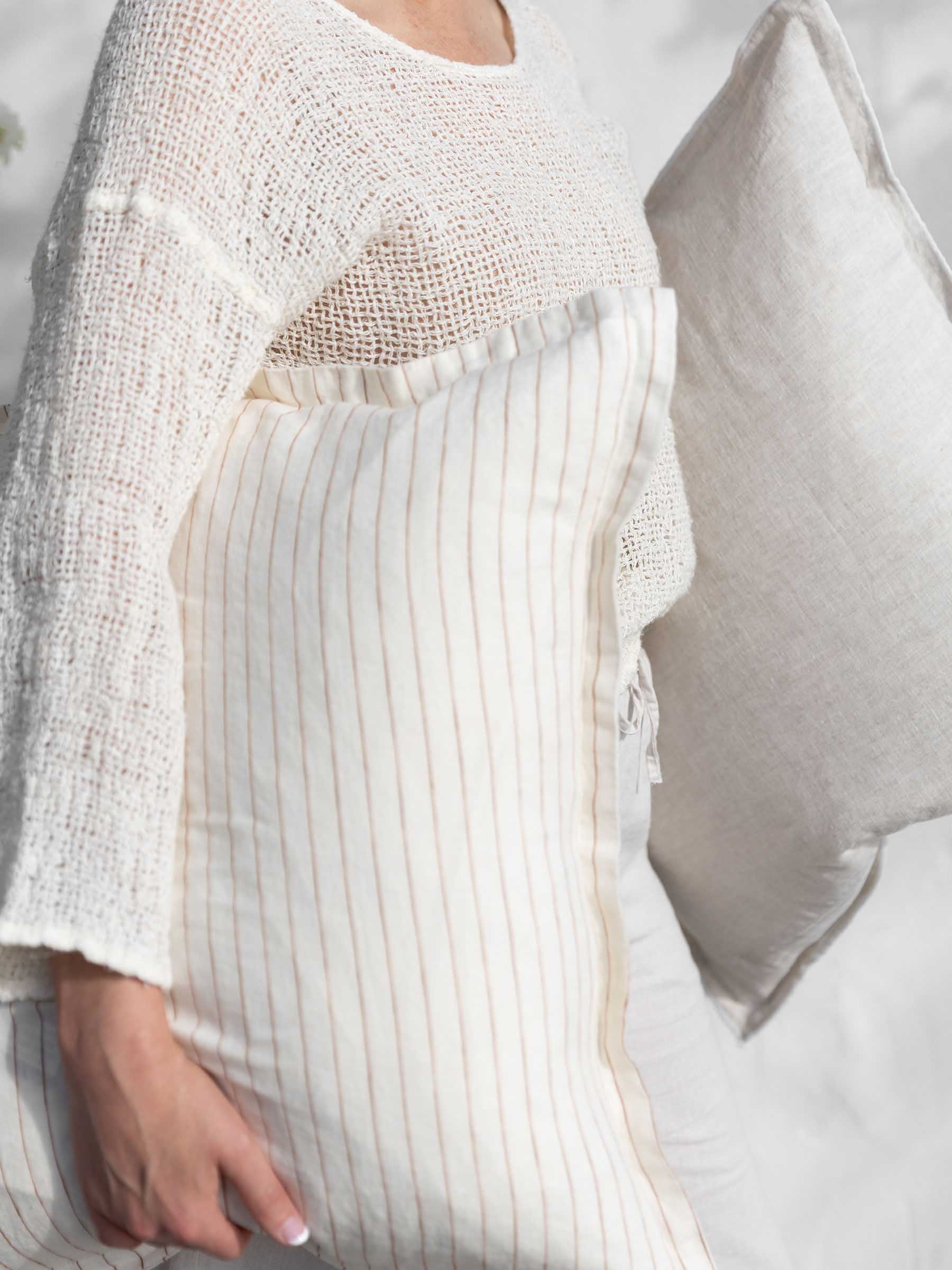 Harlow Linen Cushion Natural