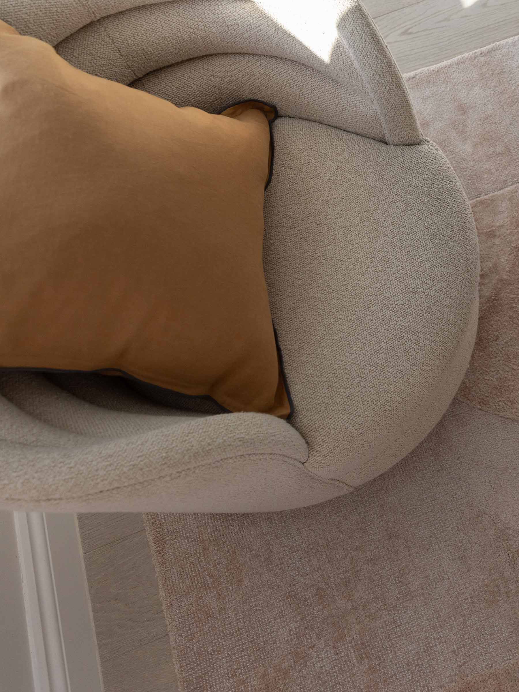 Harlow Linen Cushion Butterscotch | PRE ORDER