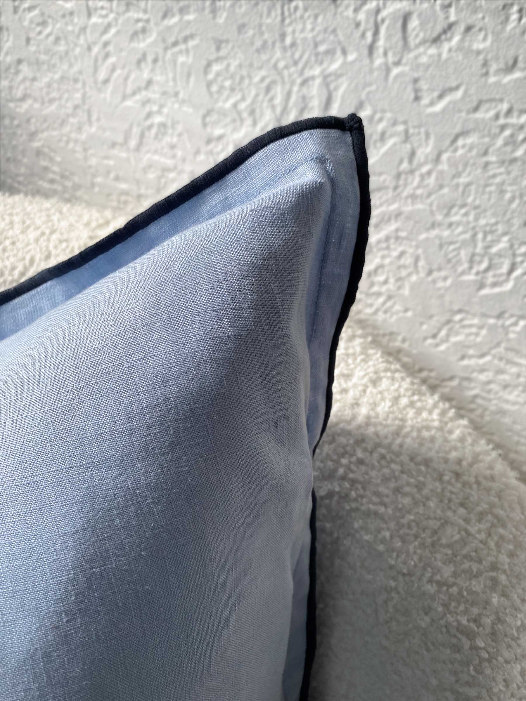 Harlow Linen Cushion Sky
