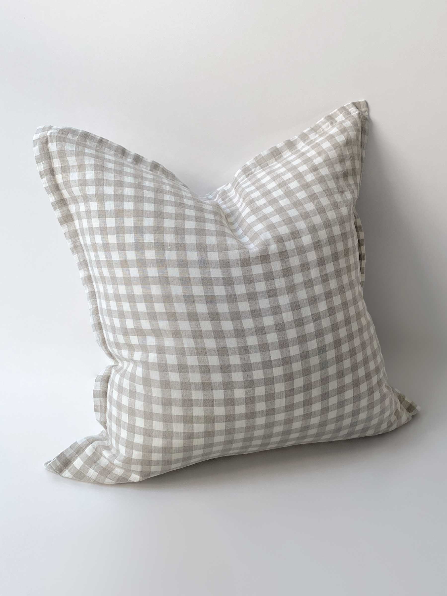 Hudson Linen Cushion Gingham