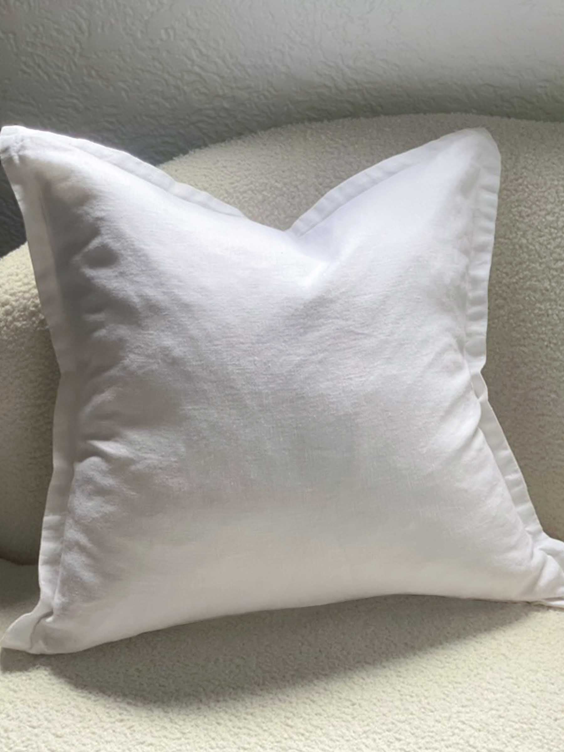 Peta Linen Cushion White