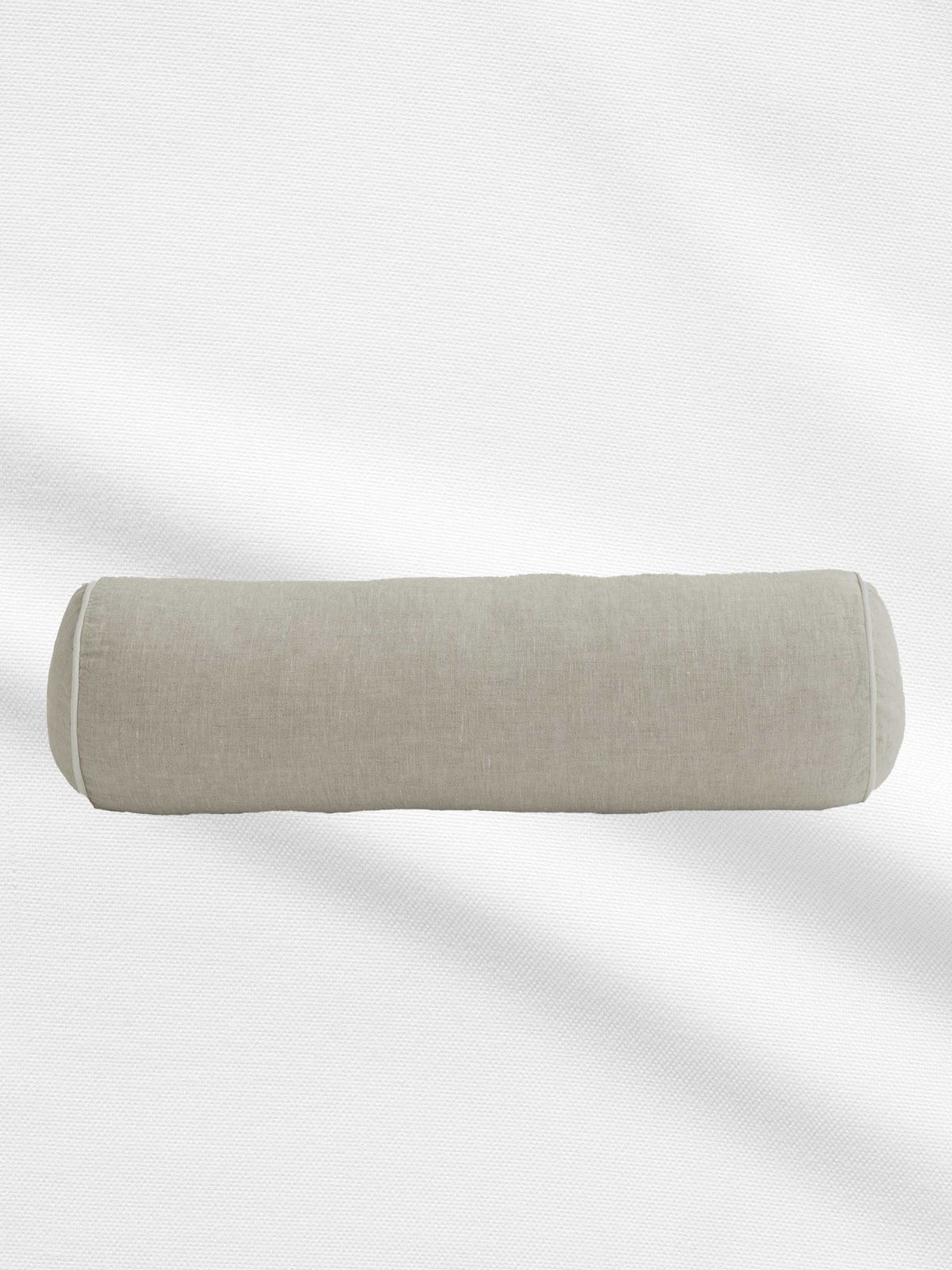 Piper Linen Bolster Cushion Natural