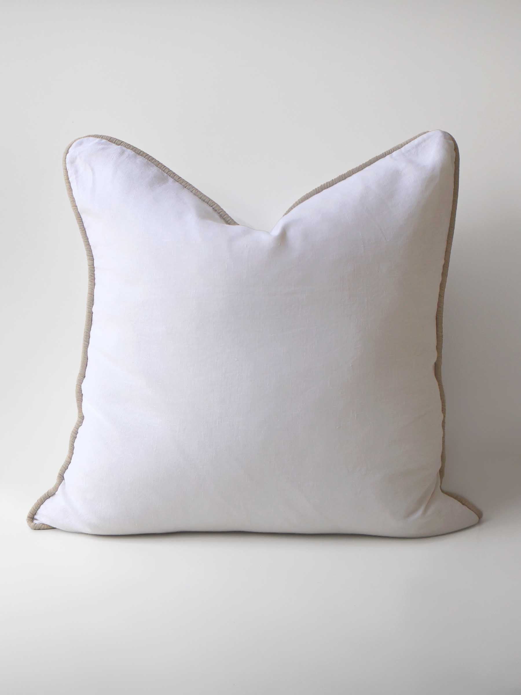 Piper Linen Cushion White