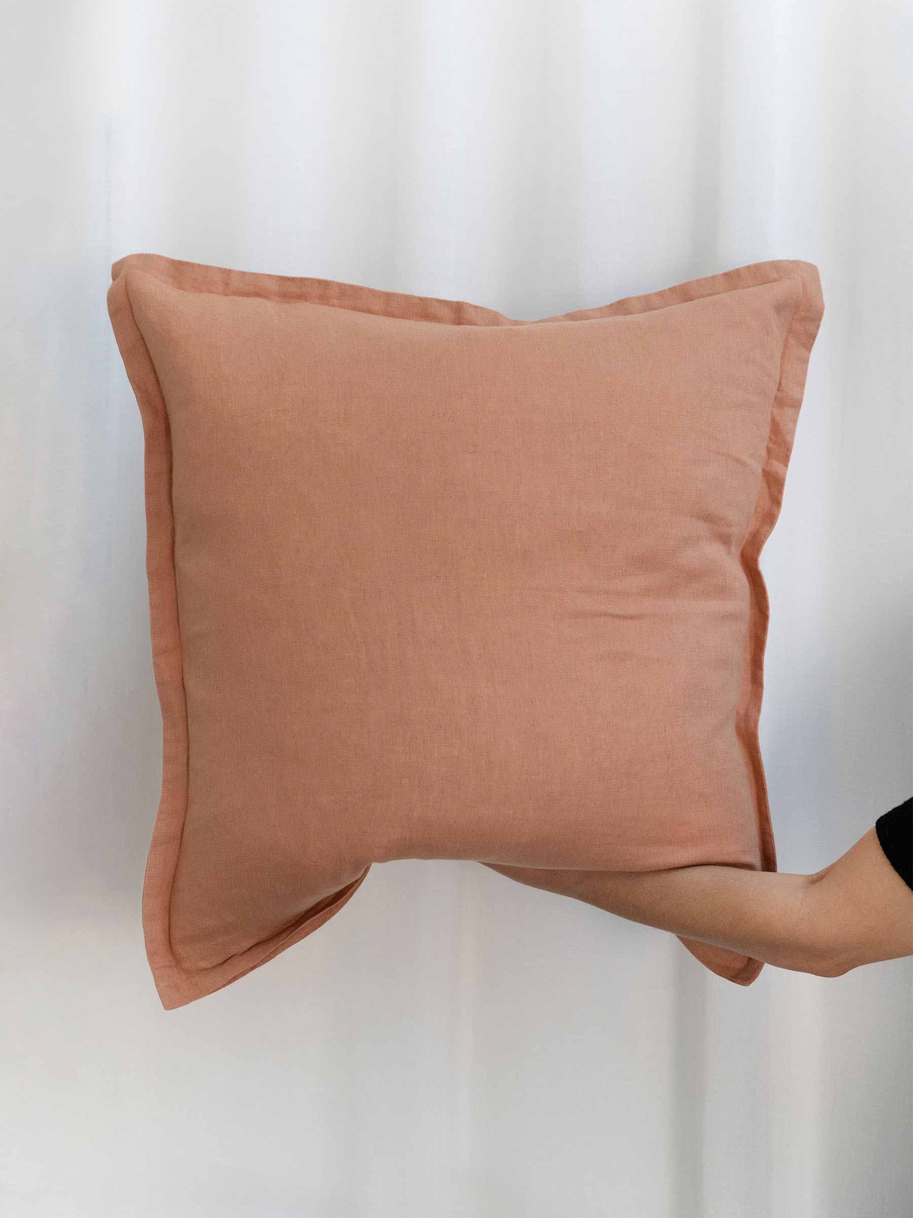 Felix Linen Cushion Clay