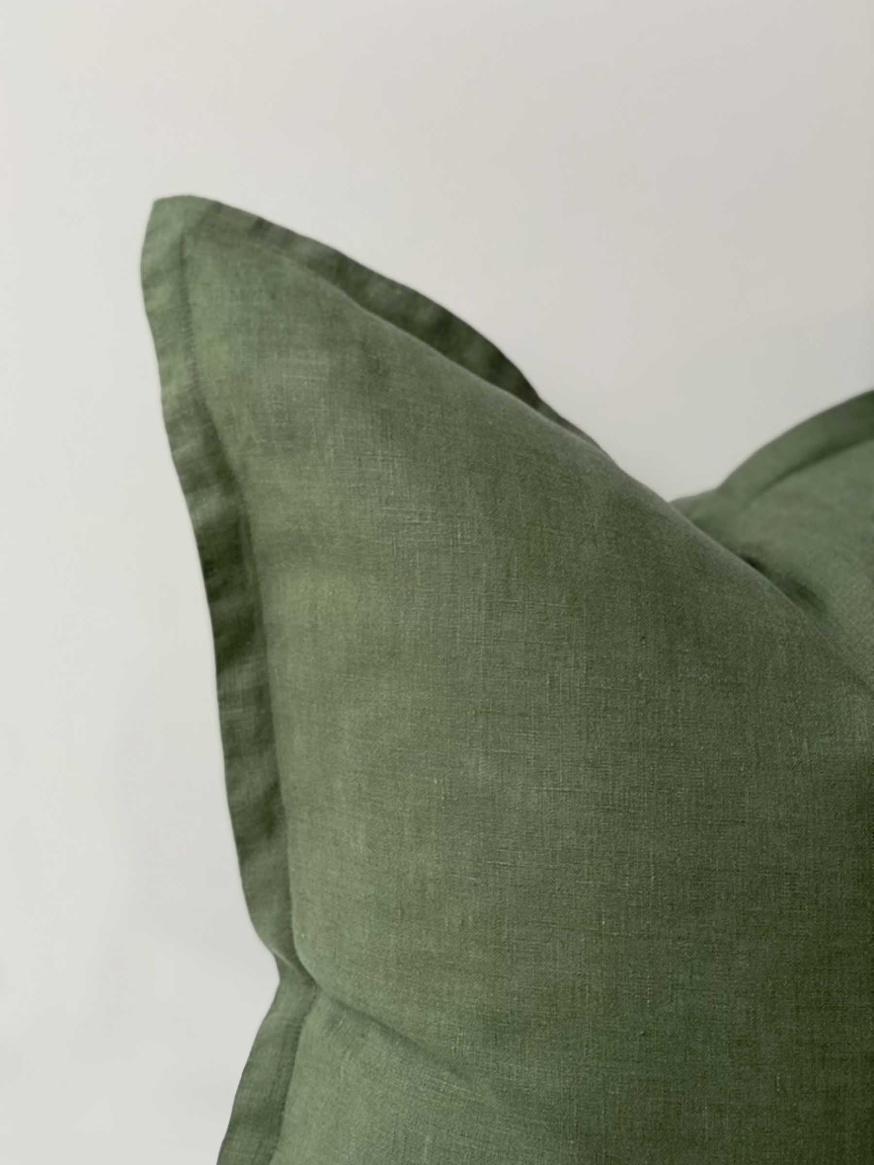 Felix Linen Cushion Basil