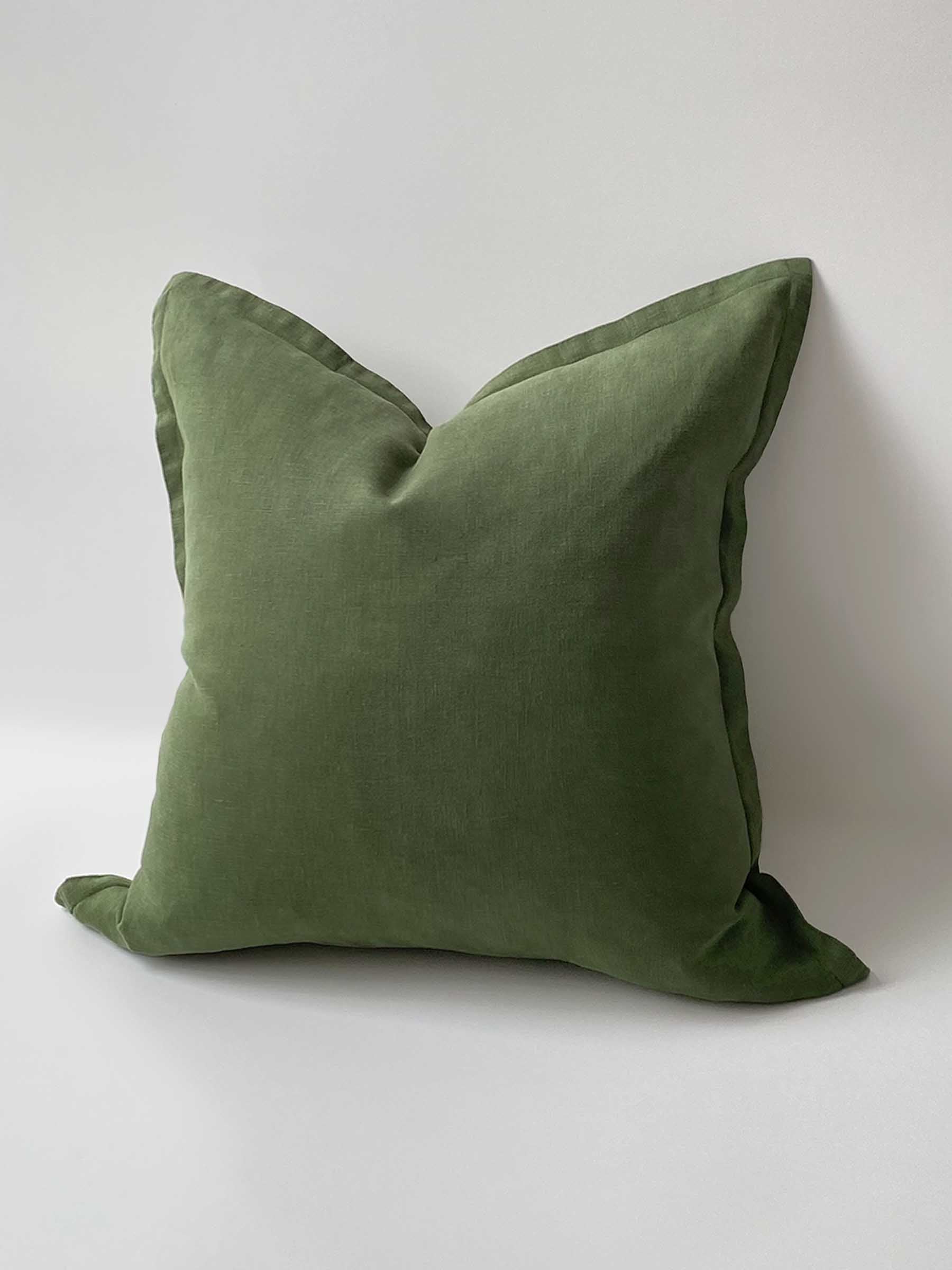 Felix Linen Cushion Basil