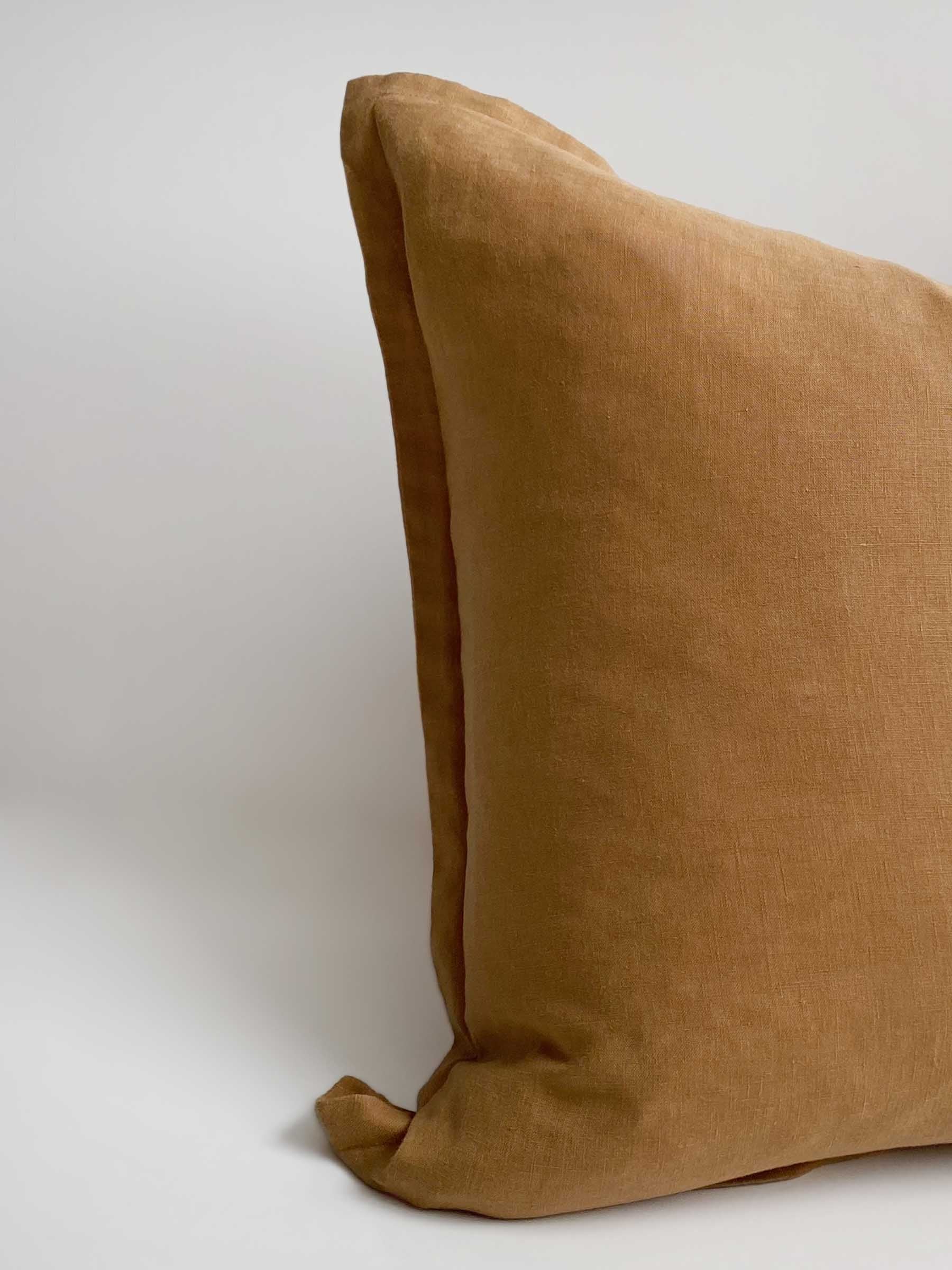 Felix Linen Cushion Butterscotch