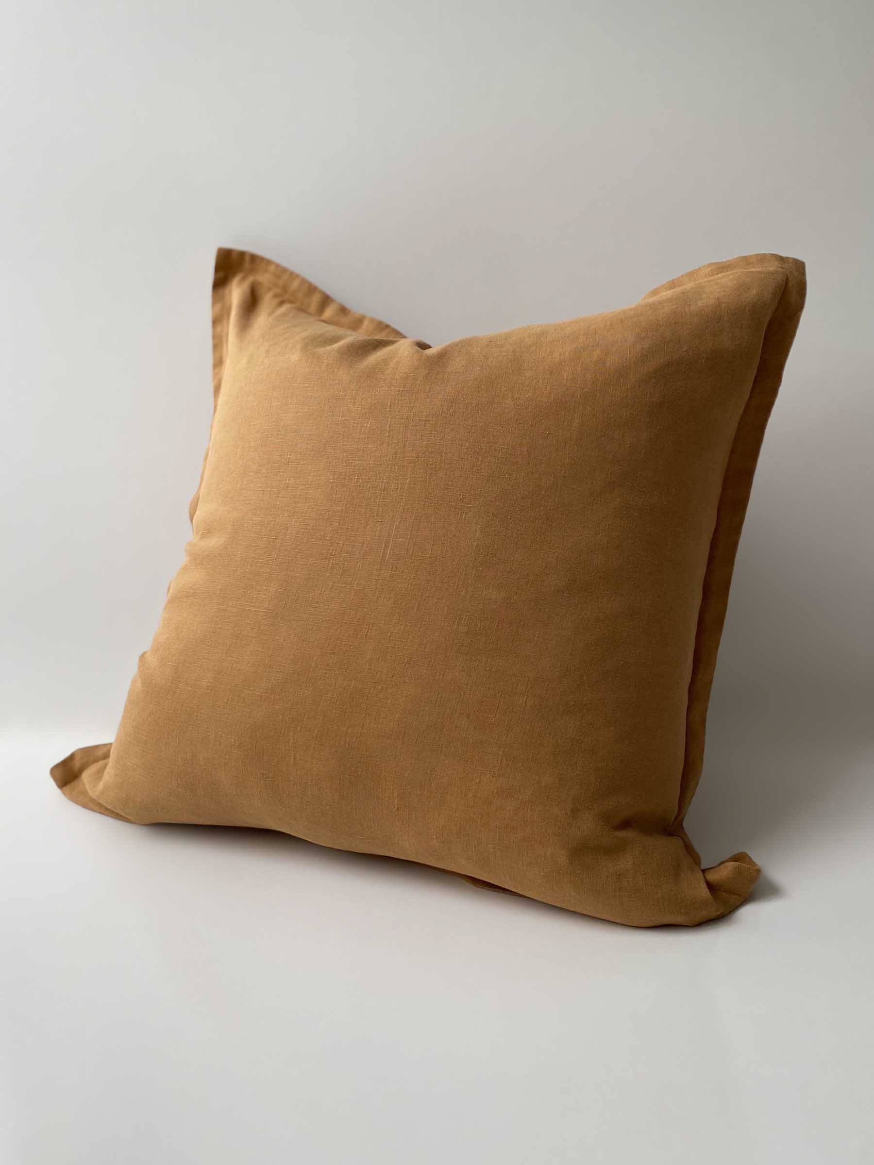 Felix Linen Cushion Butterscotch