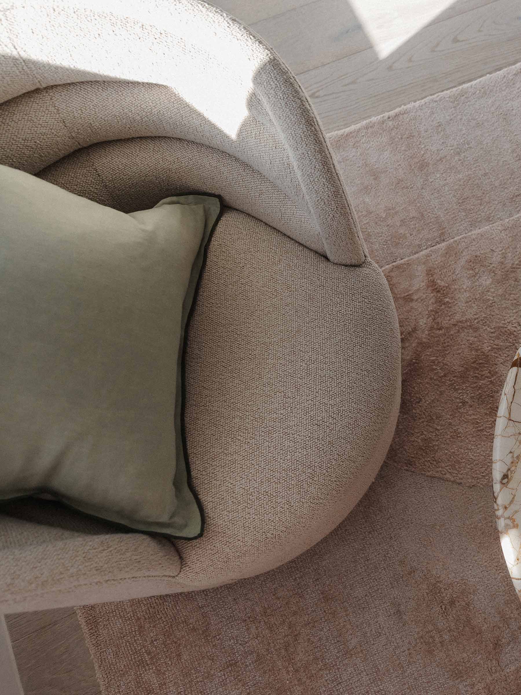 Harlow Linen Cushion Gumleaf