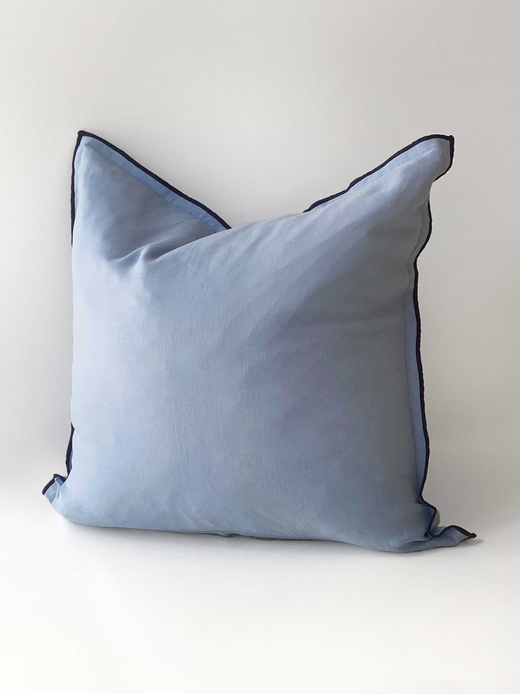 Harlow Linen Cushion Sky