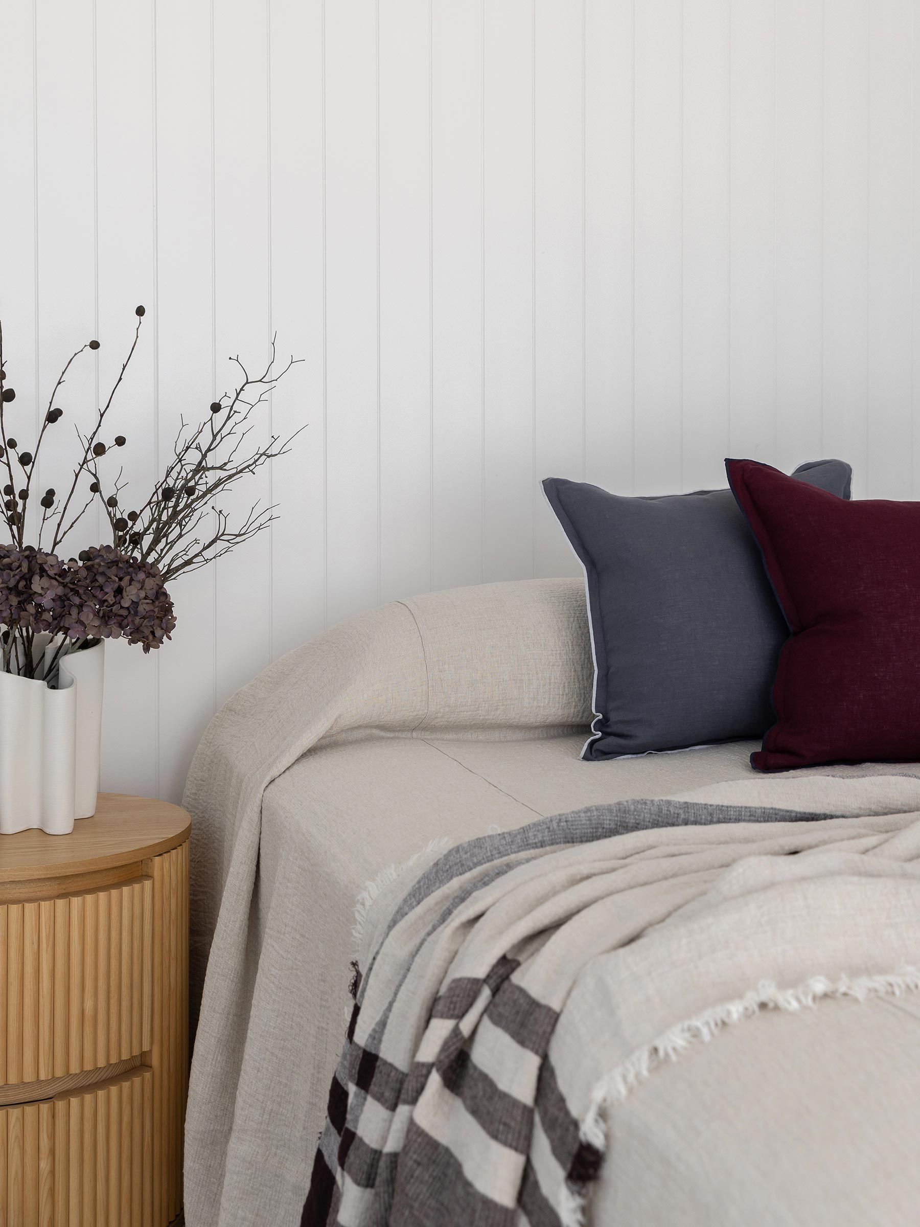 Harlow Linen Cushion Storm