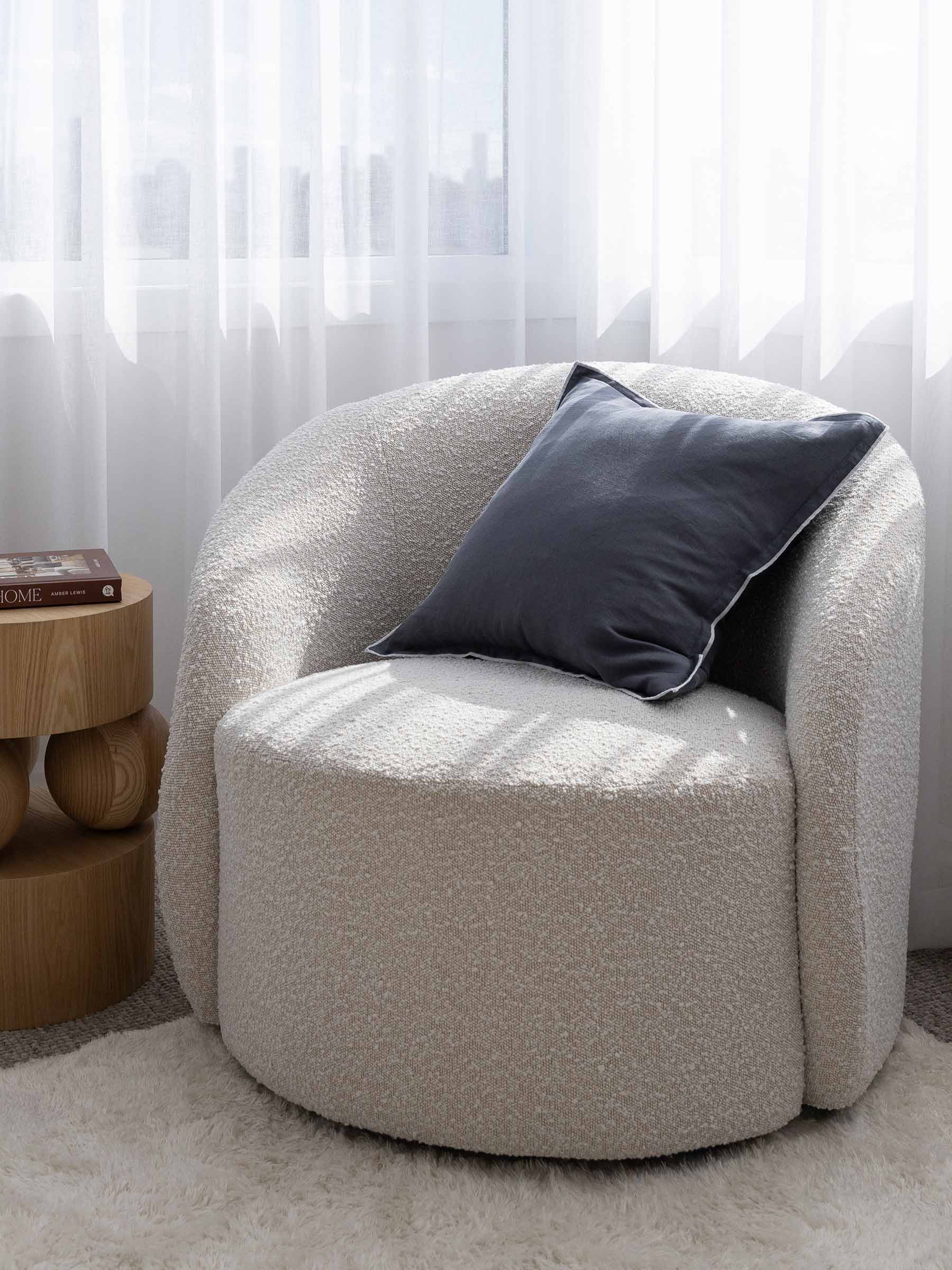 Harlow Linen Cushion Storm