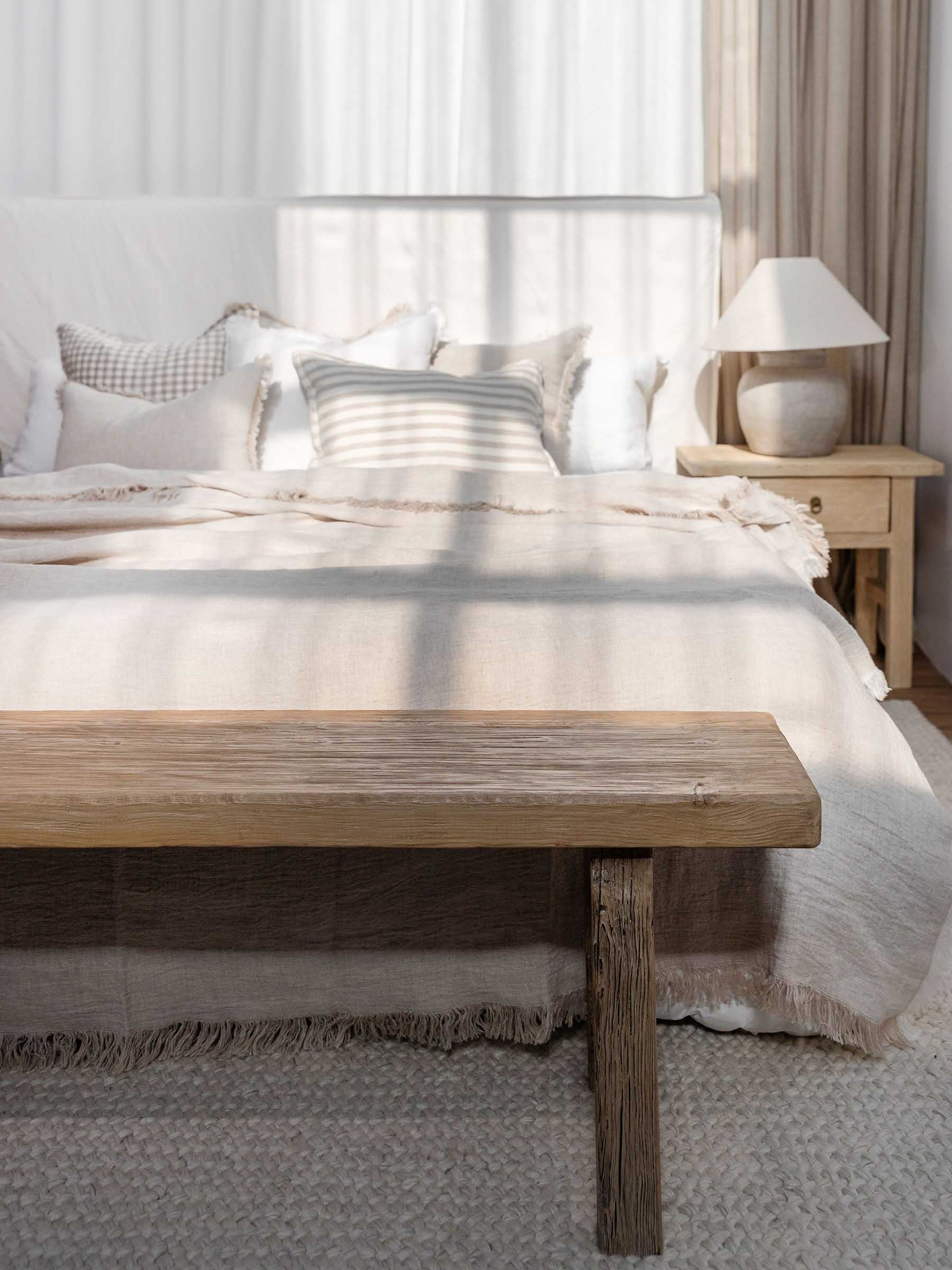 Hudson Linen Cushion Gingham