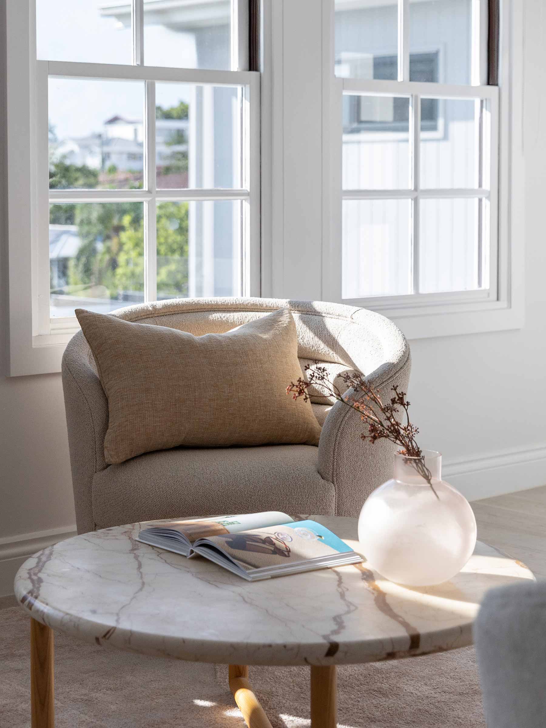 Oliver Heavy Linen Lumbar Cushion Gold