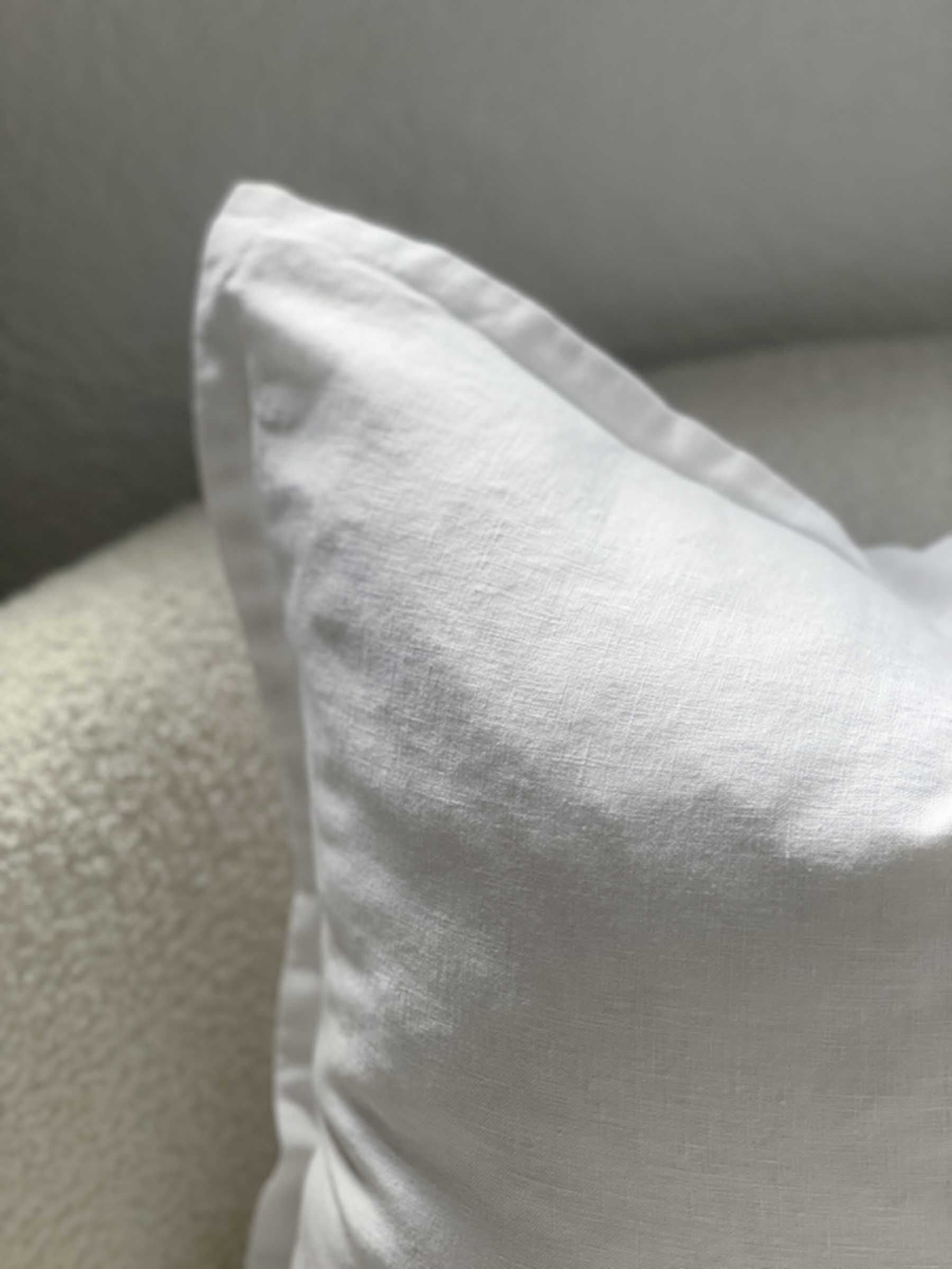 Peta Linen Cushion White