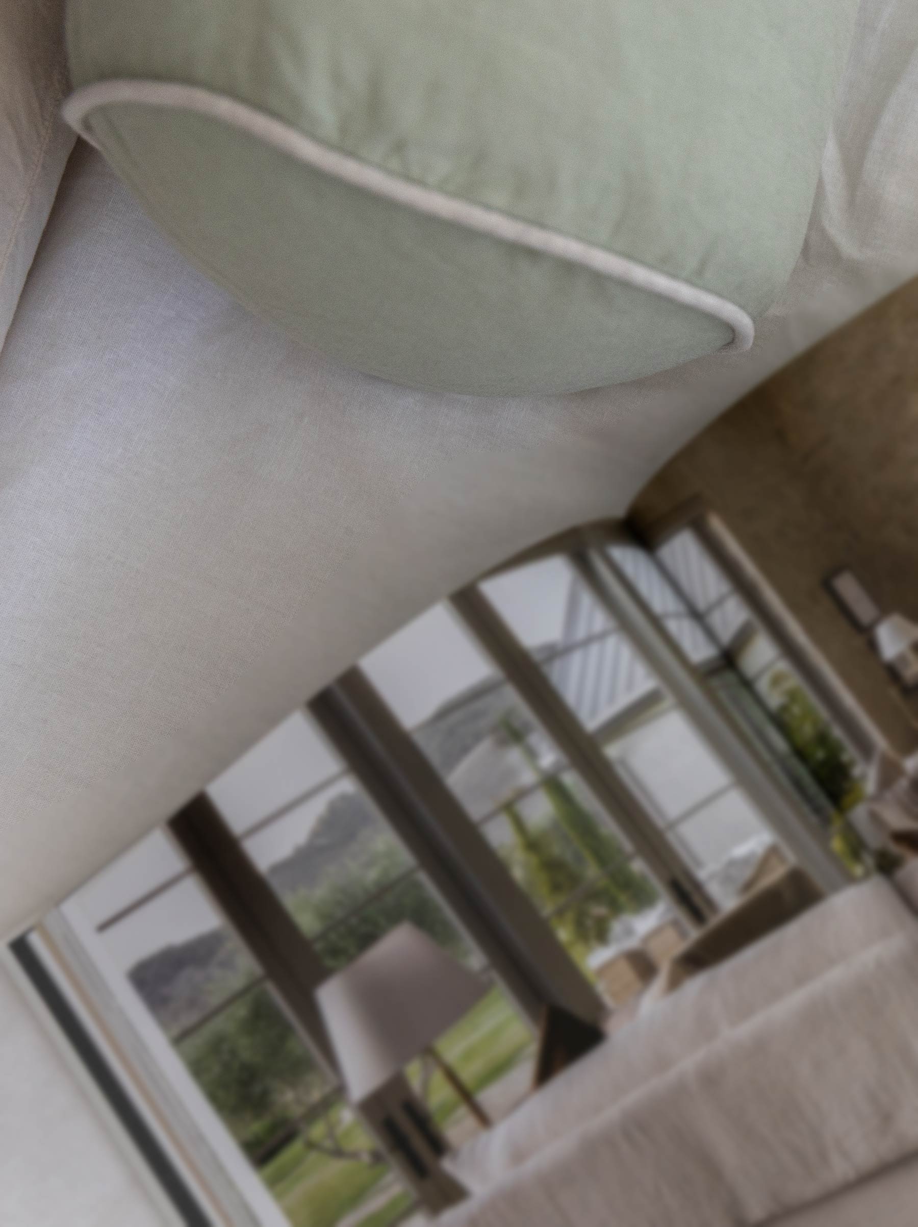 Piper Linen Bolster Cushion Gumleaf