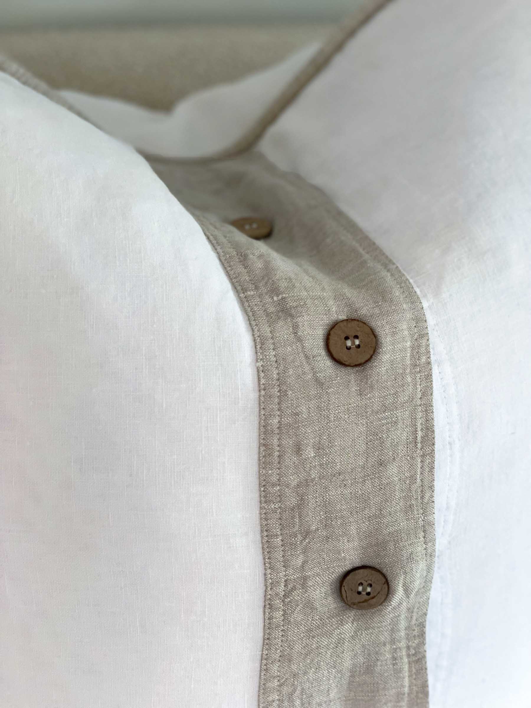 Piper Linen Cushion White